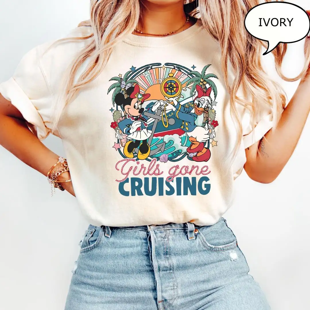 Disney Girls Cruise Shirt with Minnie Daisy