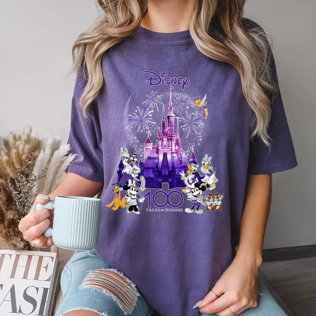 Disney 100 Years Shirt for Family Vacations