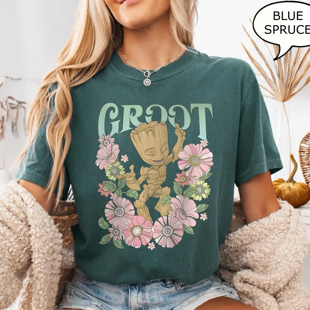Disney Groot Floral Shirt for Garden Festival