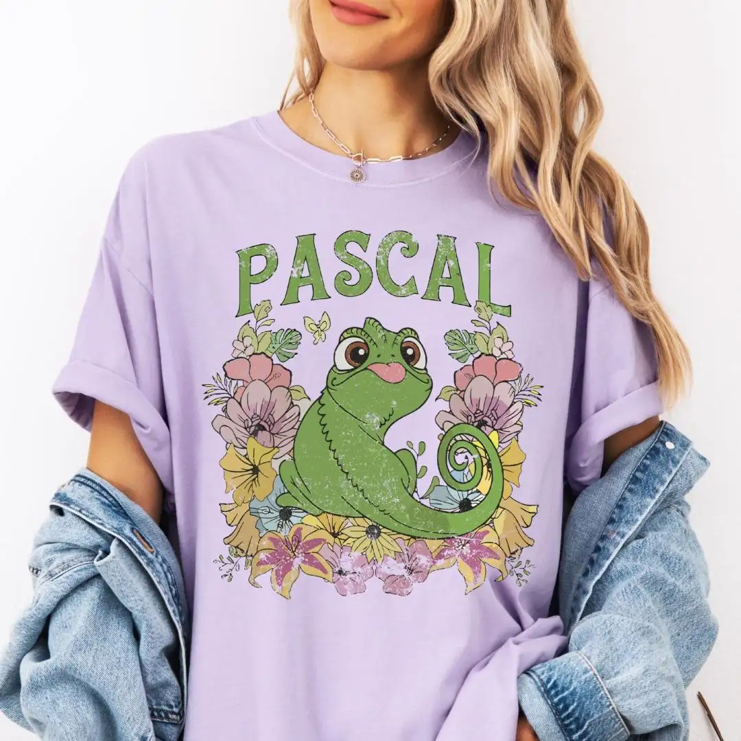 Vintage Rapunzel Disney Floral Shirt