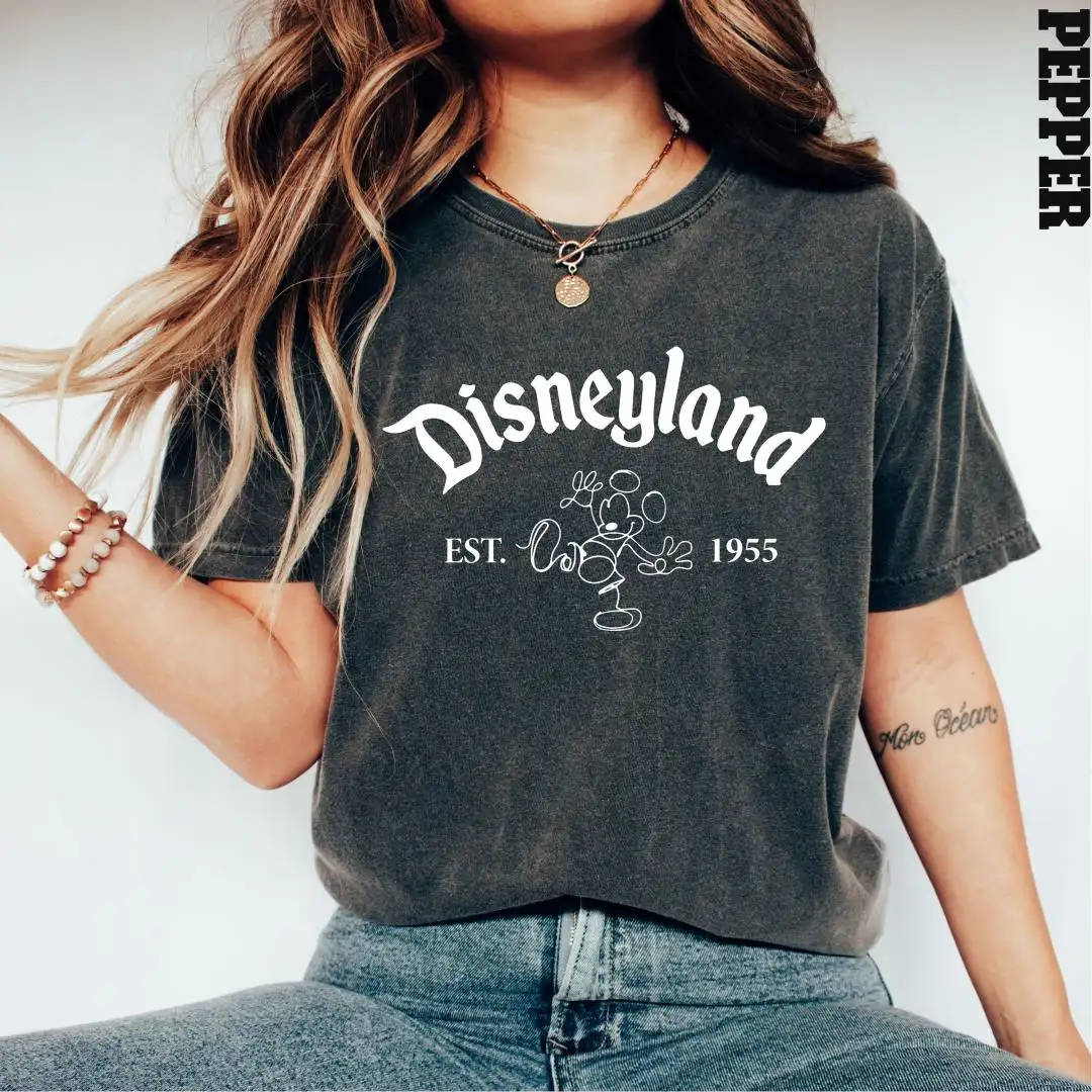 Comfort Colors Mickey Disneyland Shirt for Disney Trip