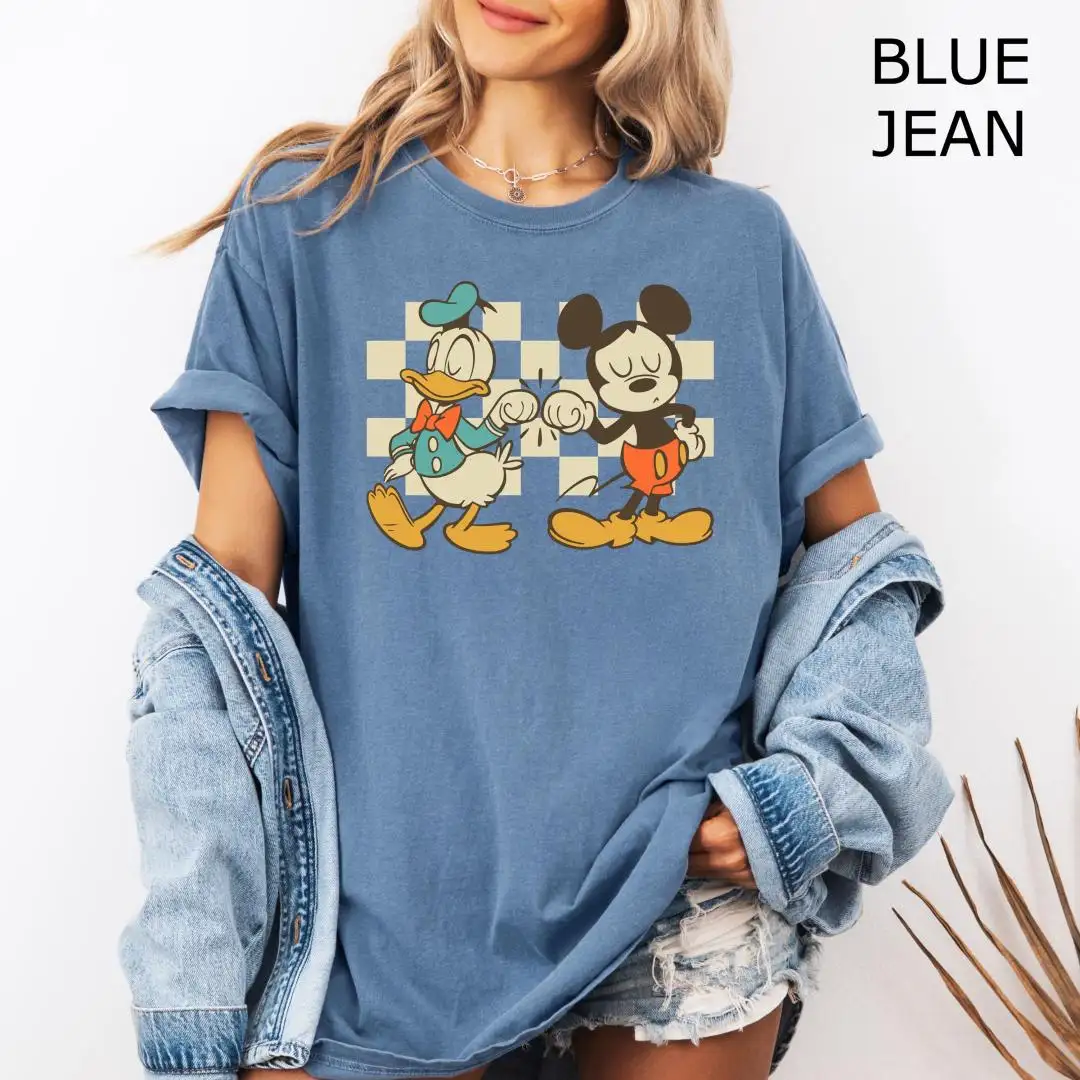 Retro Mickey Donald Disney Best Friends Shirt