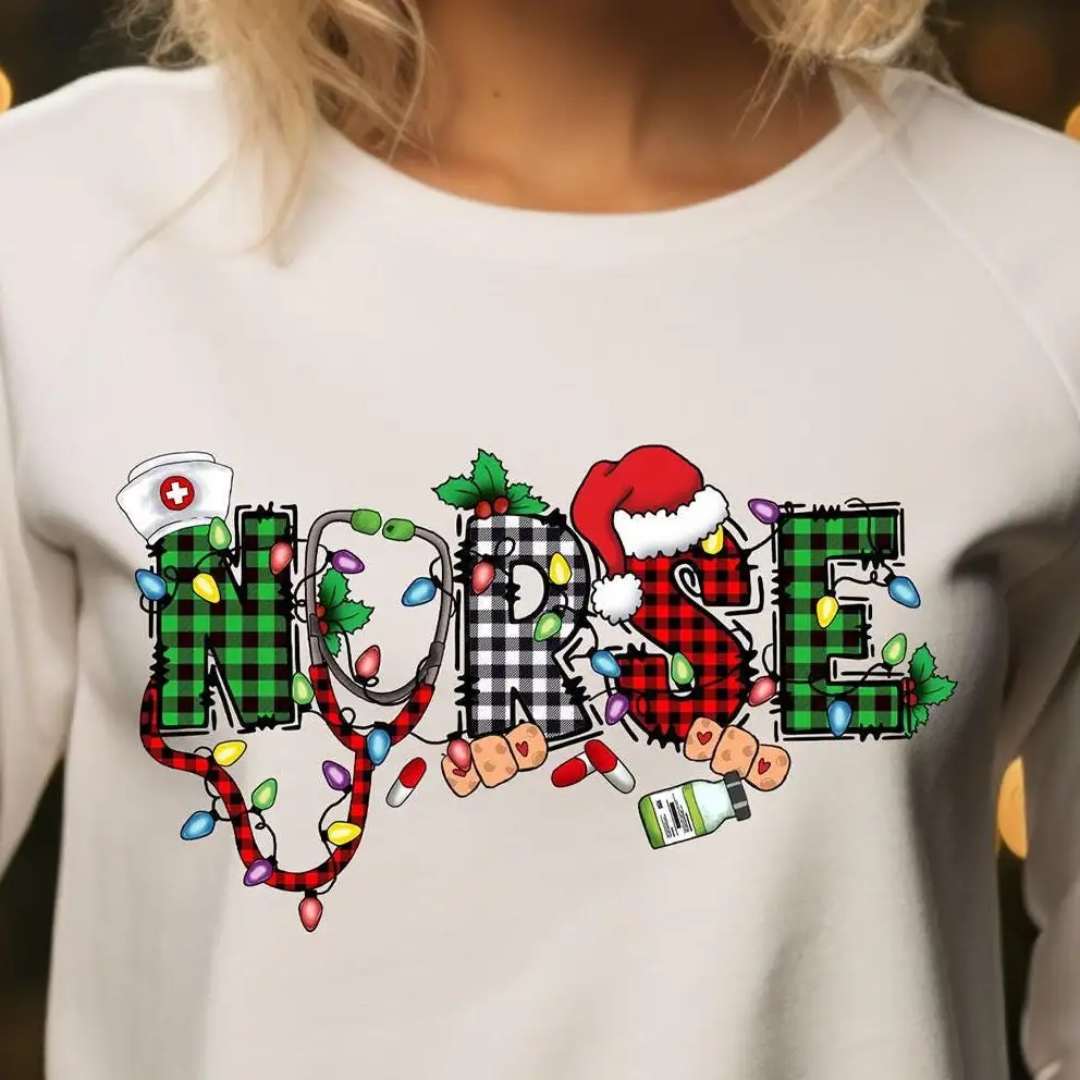 Christmas Nursing Shirt for Nurse Gifts