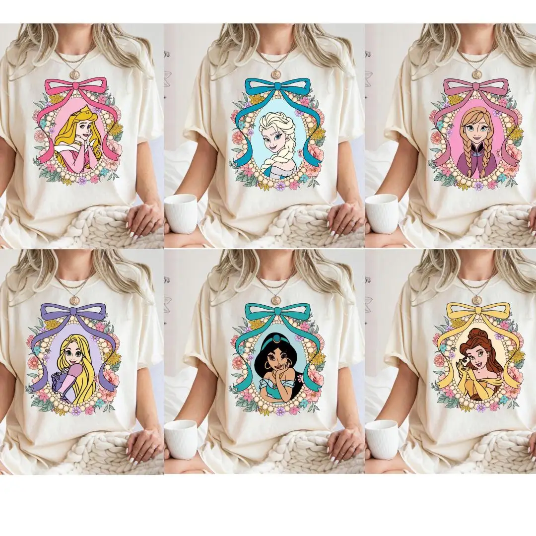 Comfort Colors Disney Princess Floral Shirt