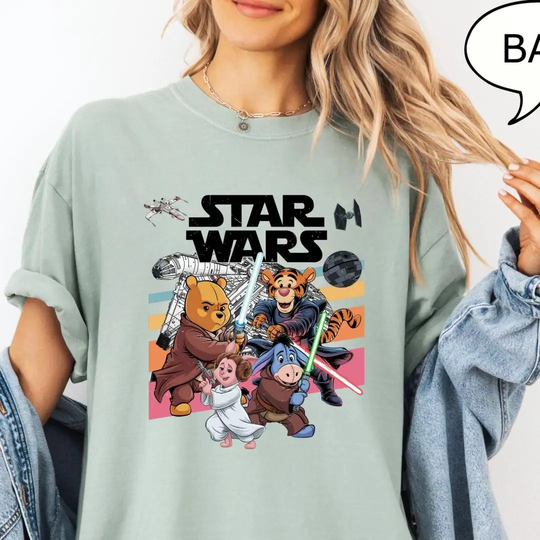 Star Wars Winnie The Pooh Parody Shirt