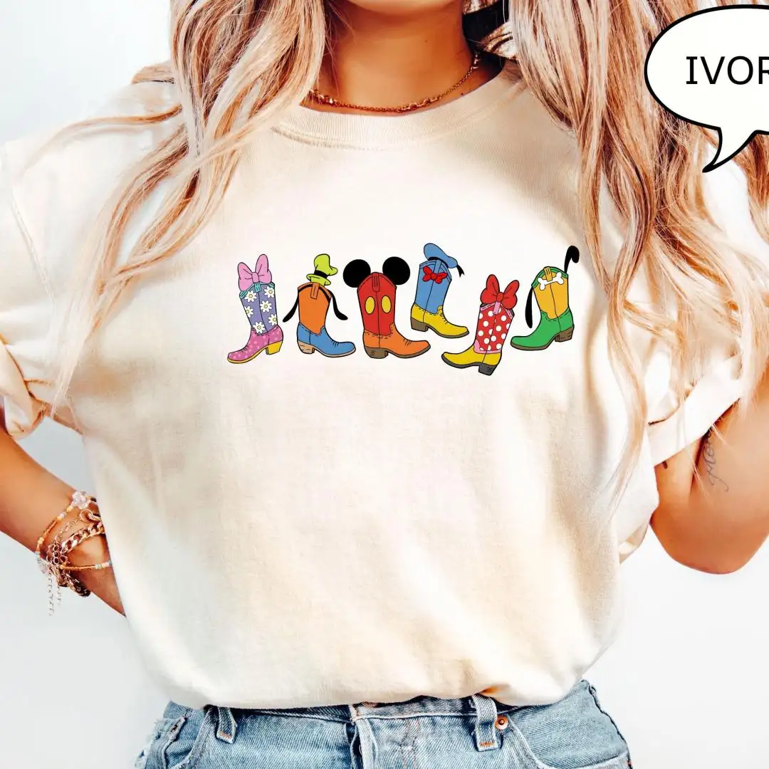 Disney Boots Western Shirt for Mickey Fans
