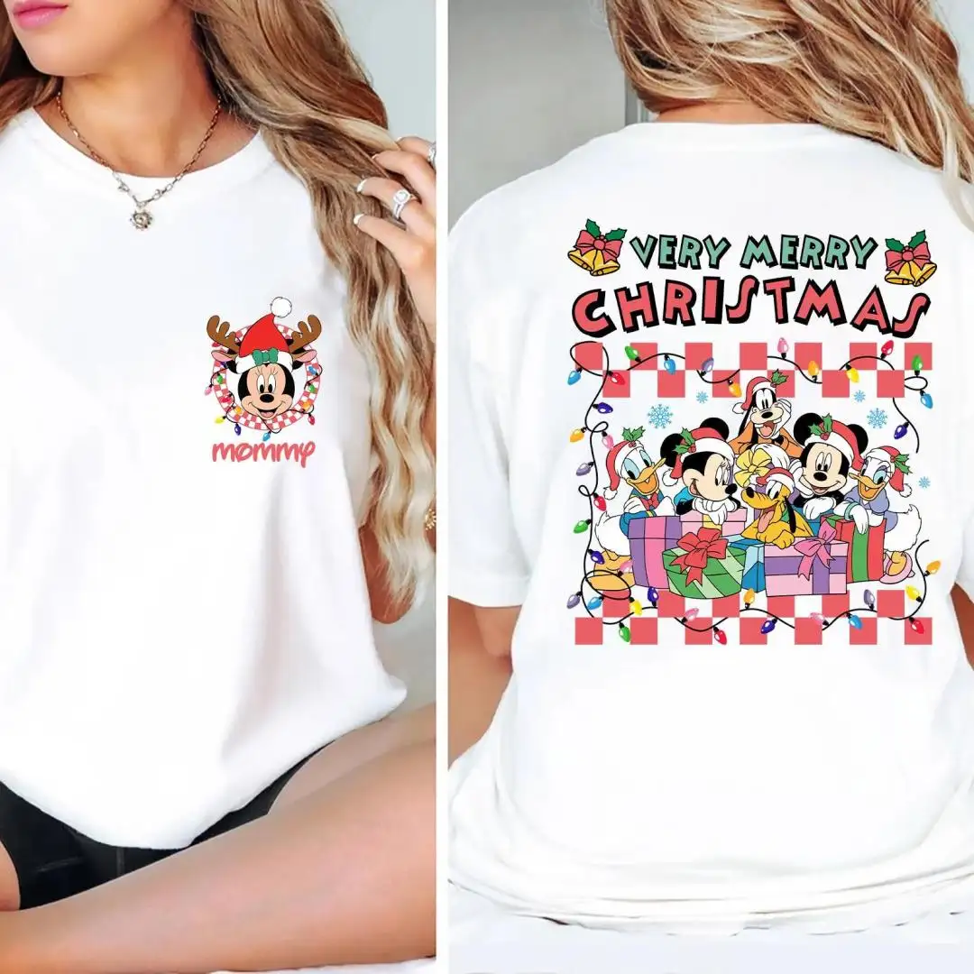 Custom Disney Christmas Shirt Mickey Friends Family