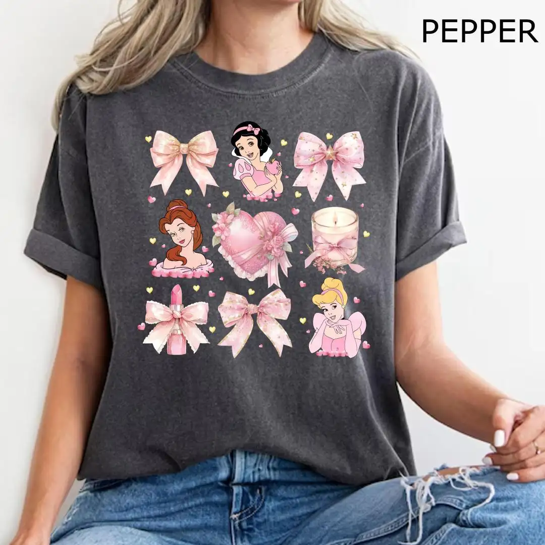 Disney Princess Bow Shirt for Coquette Style