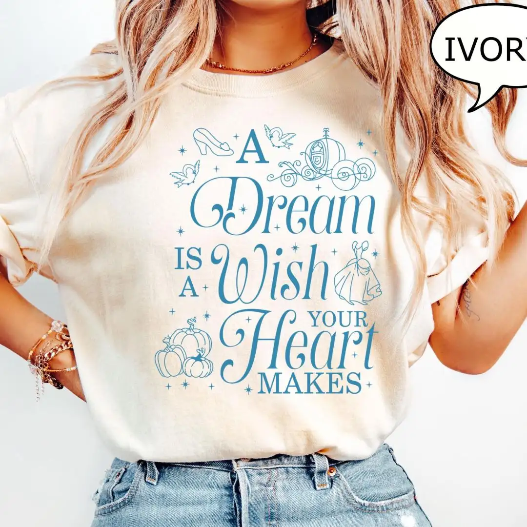 Disney Cinderella Princess Wish Heart Shirt