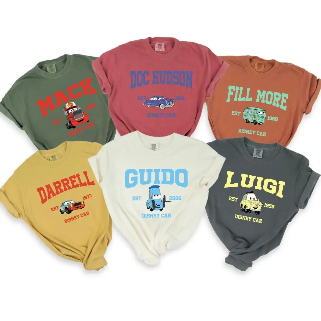 Disney Cars Family Matching Shirt Gift