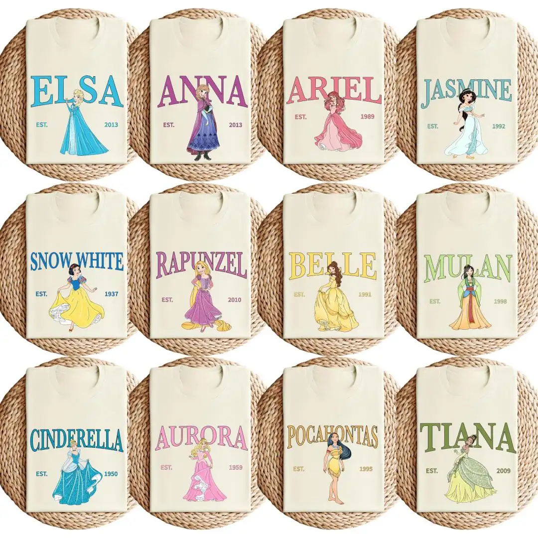 Disney Princess Matching Shirt for Girls