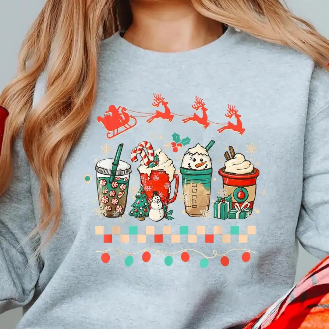 Christmas Coffee Shirt for Women Holiday Gift