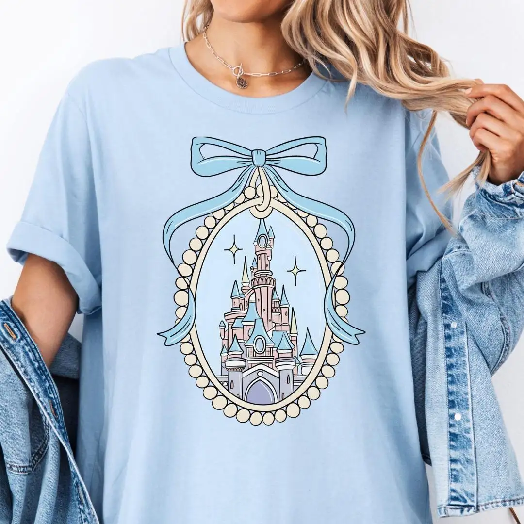Coquette Castle Shirt for Disney Princess Fans