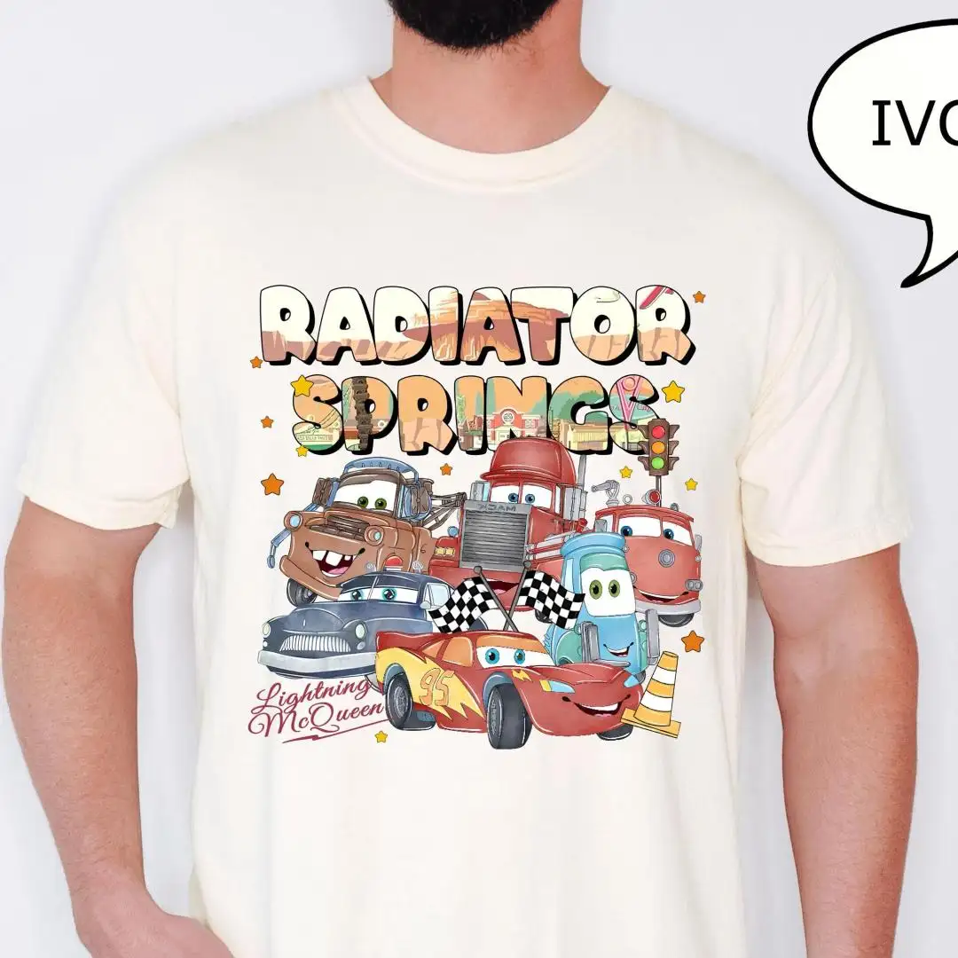Vintage Disney Cars Shirt for Kids Lightning McQueen