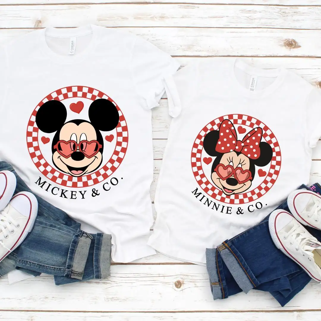 Disney Mickey And Minnie Love Shirt For Couples