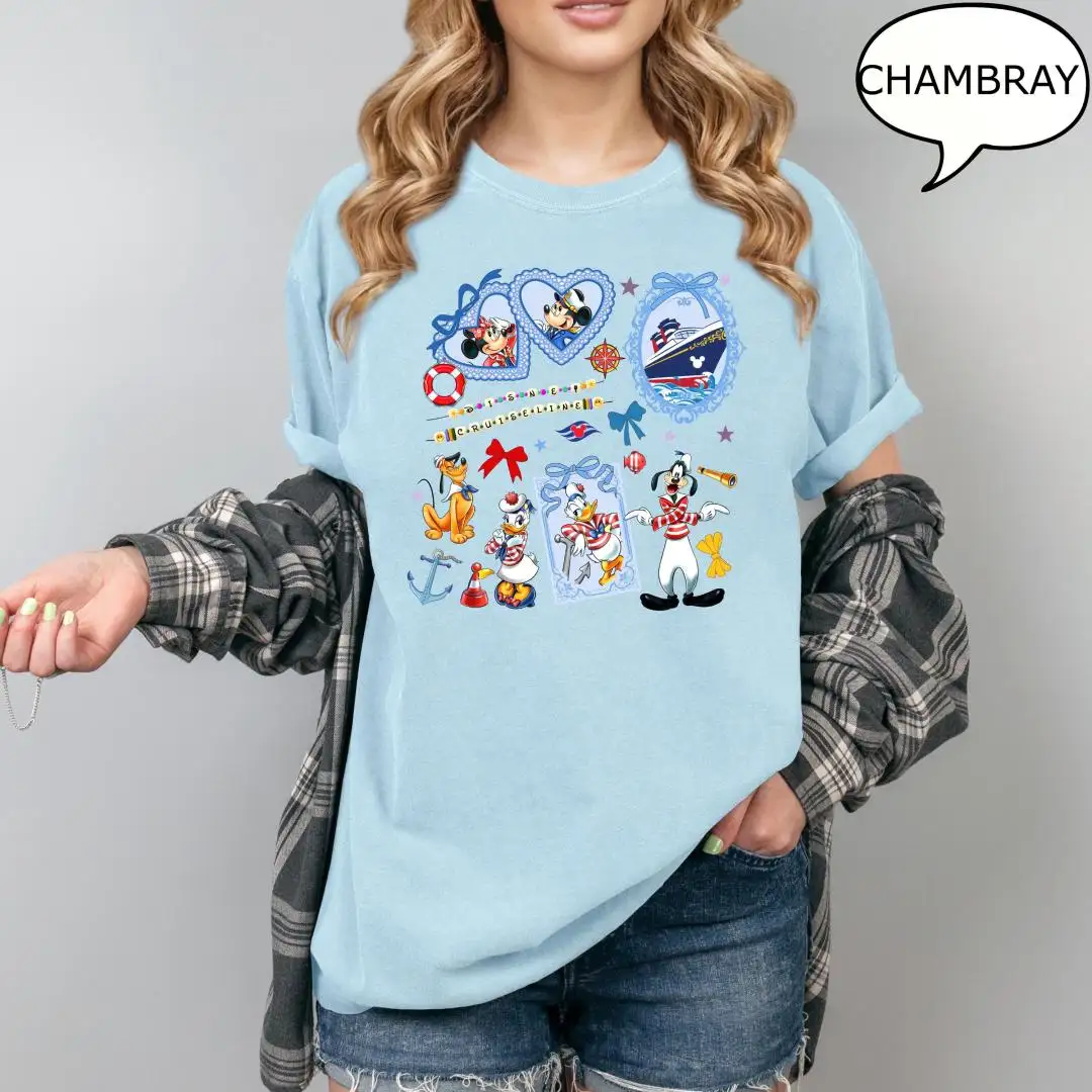 Coquette Bows Disney Cruise Shirt for Women