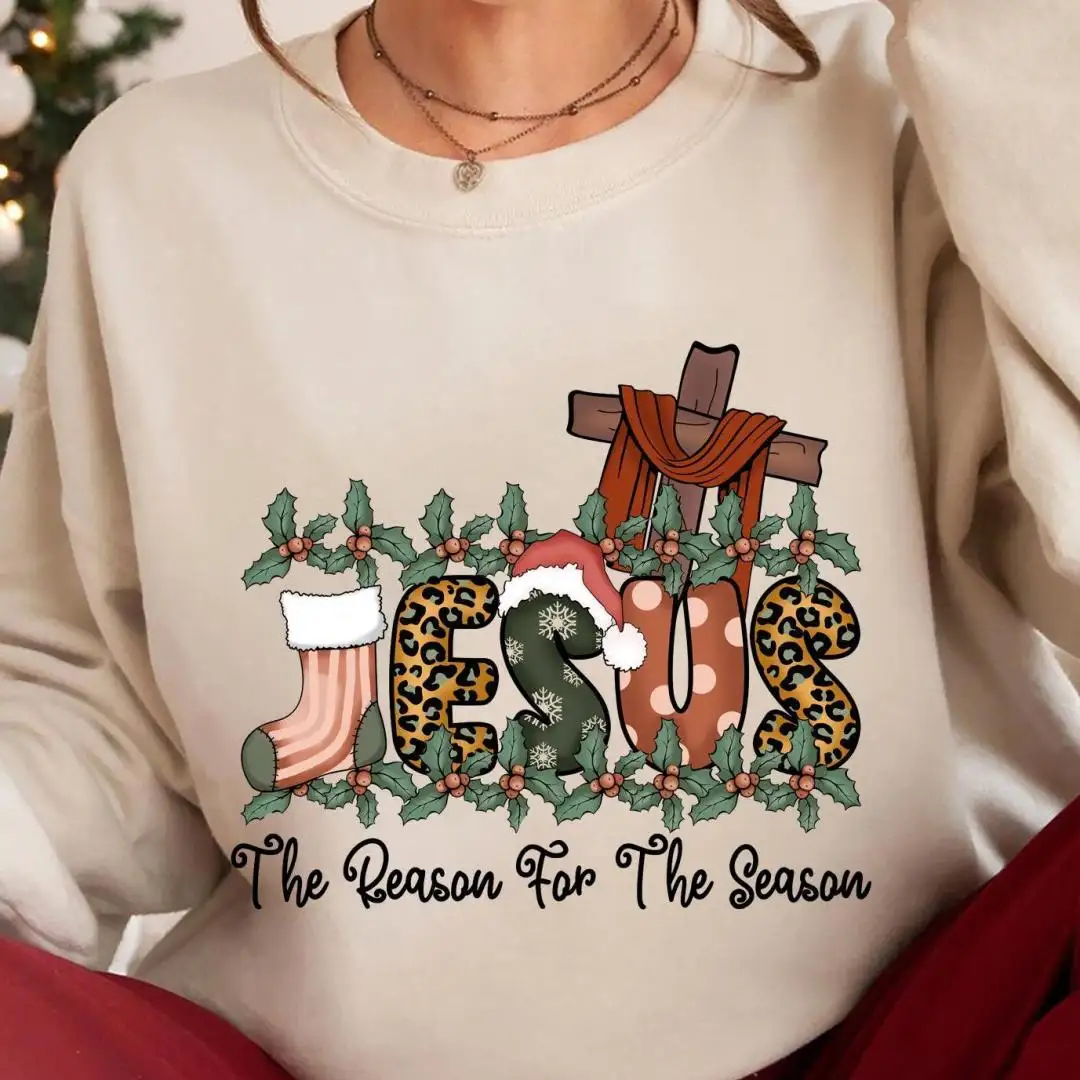 Religious Christmas Shirt Jesus Is The Reason