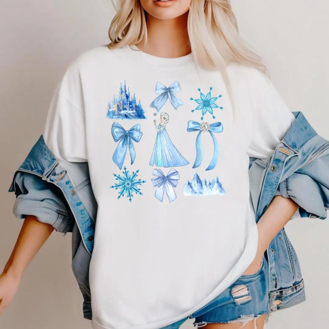 Disney Frozen Elsa Bow Shirt for Girls