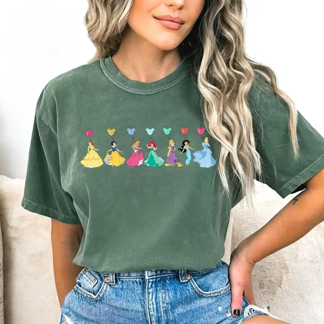 Disney Princess Mickey Balloons Shirt