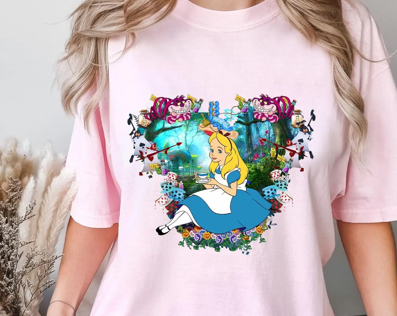 Disney Alice Wonderland Kids Shirt Gift