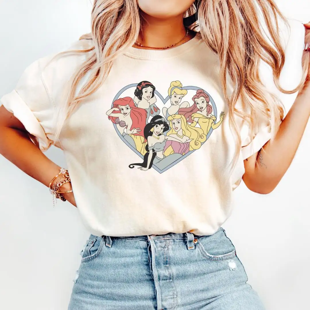 Vintage Disney Princess Shirt for Adults