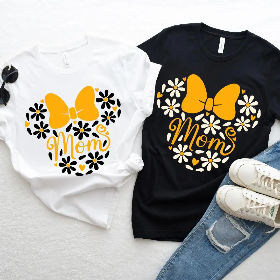 Disney Minnie Moms Floral Shirt Gift