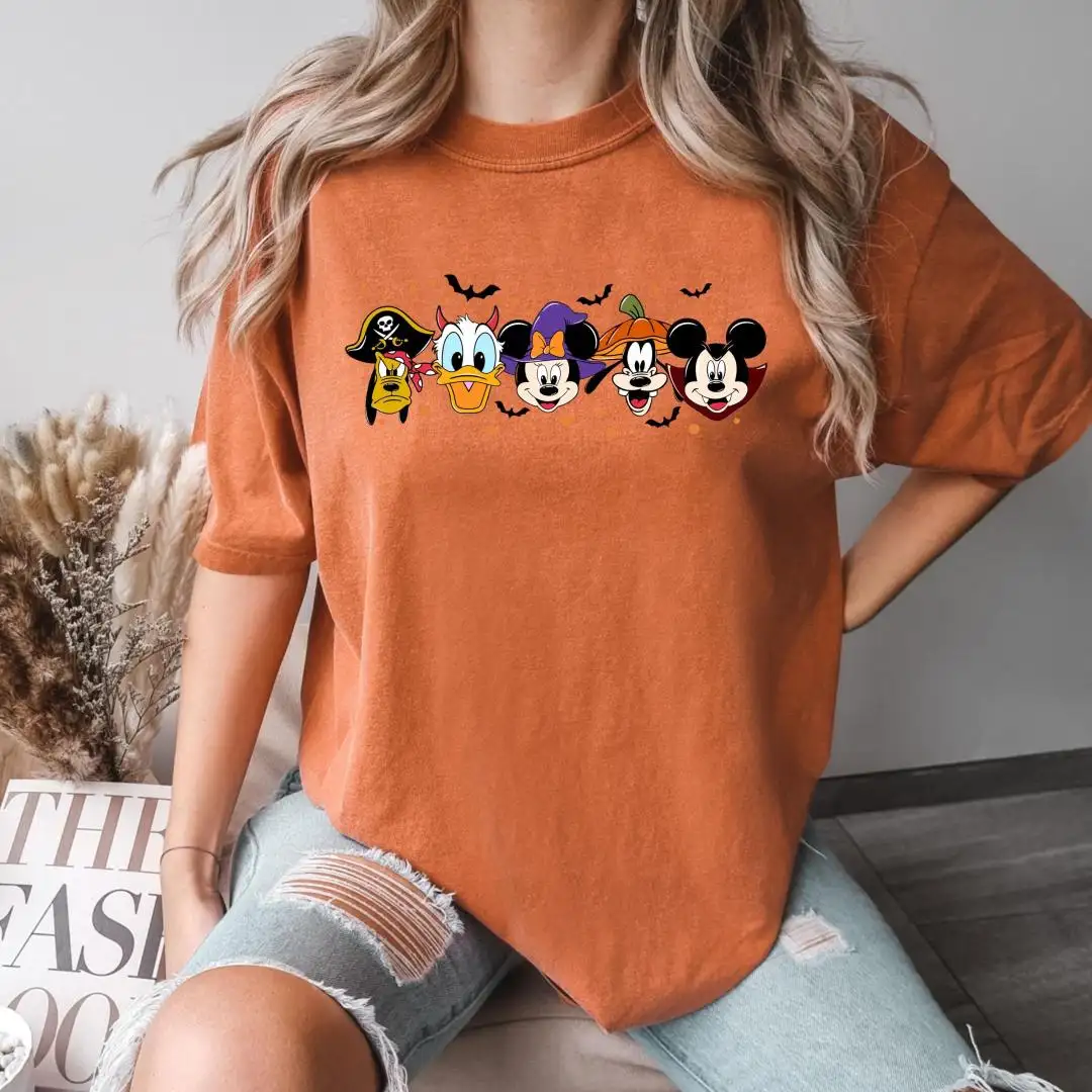 Comfort Colors Mickey Pirate Halloween Shirt