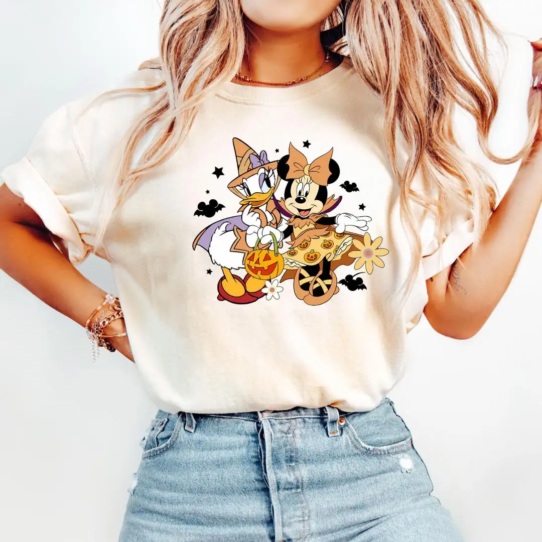 Disney Minnie Daisy Witches Halloween Shirt