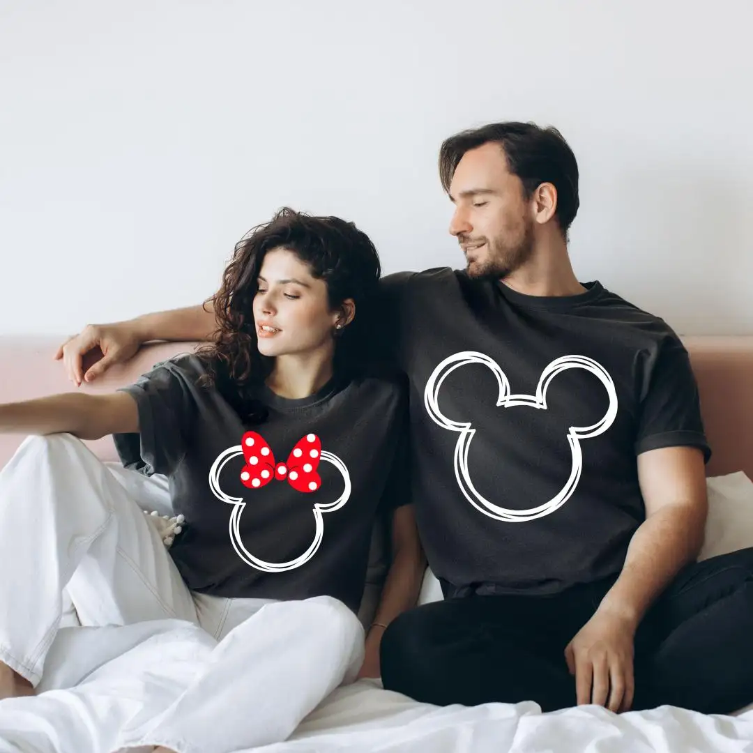 Comfort Colors Disney Mickey Minnie Matching Shirt