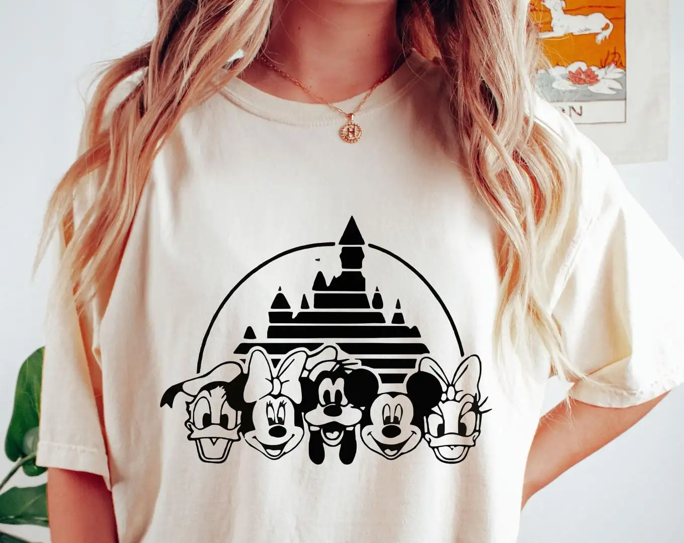 Disney Castle Mickey Friends Shirt for Adults