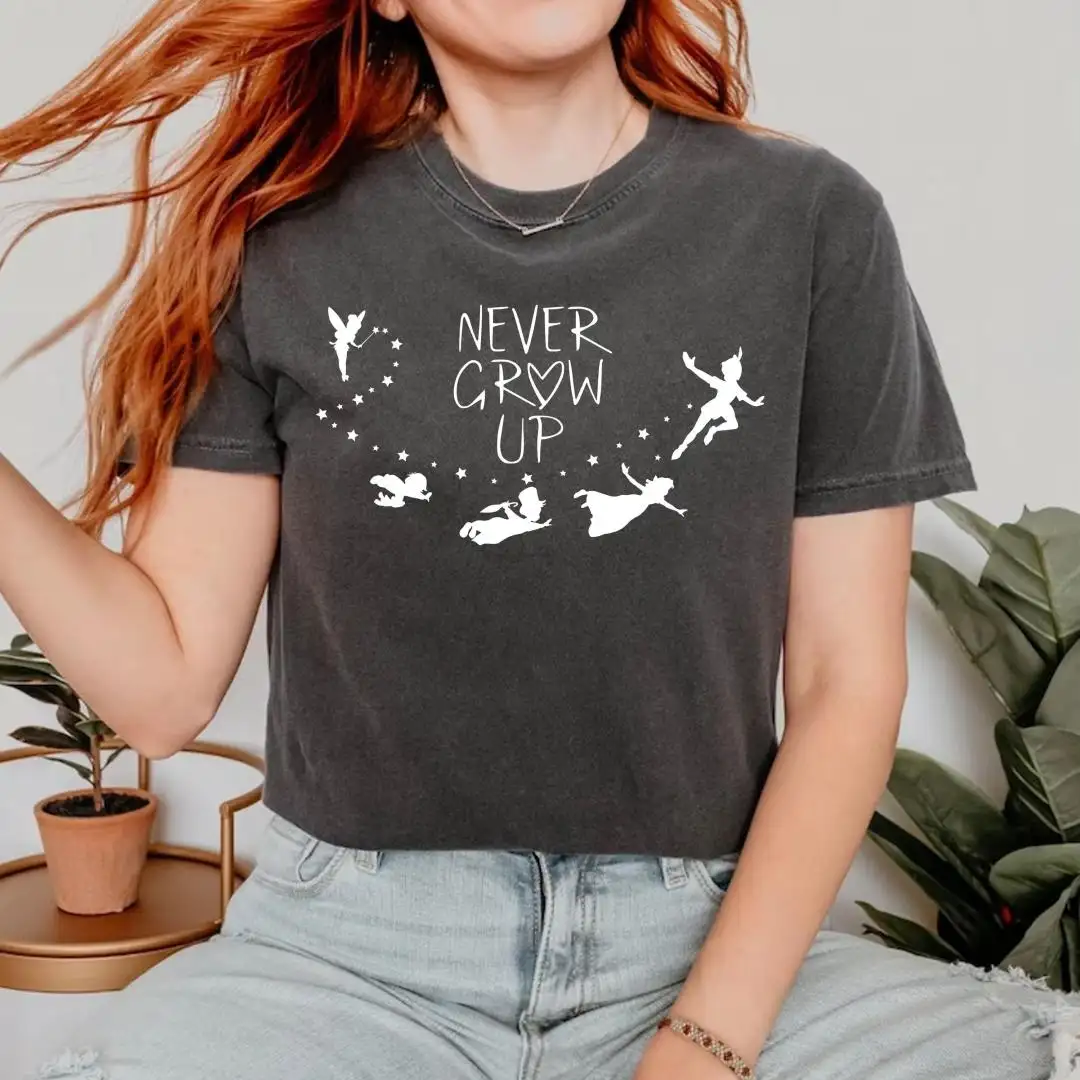 Peter Pan Never Grow Up Disney Shirt