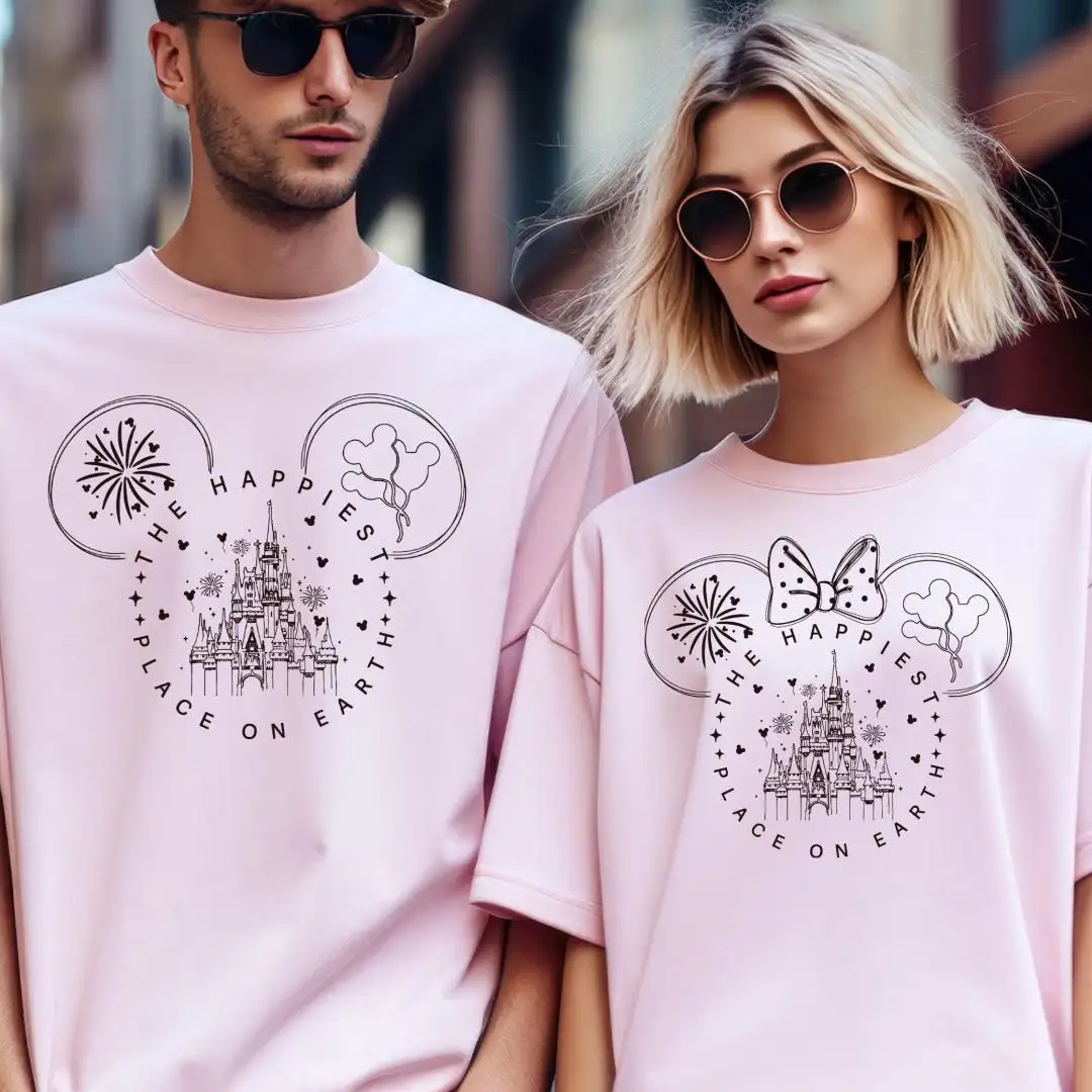 Disney Mickey Minnie Couple Shirt For Matching
