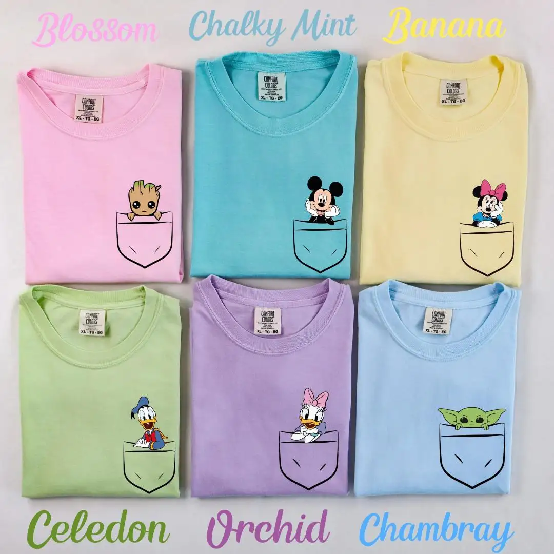 Disney Friends Pocket Shirt For Group Outfits