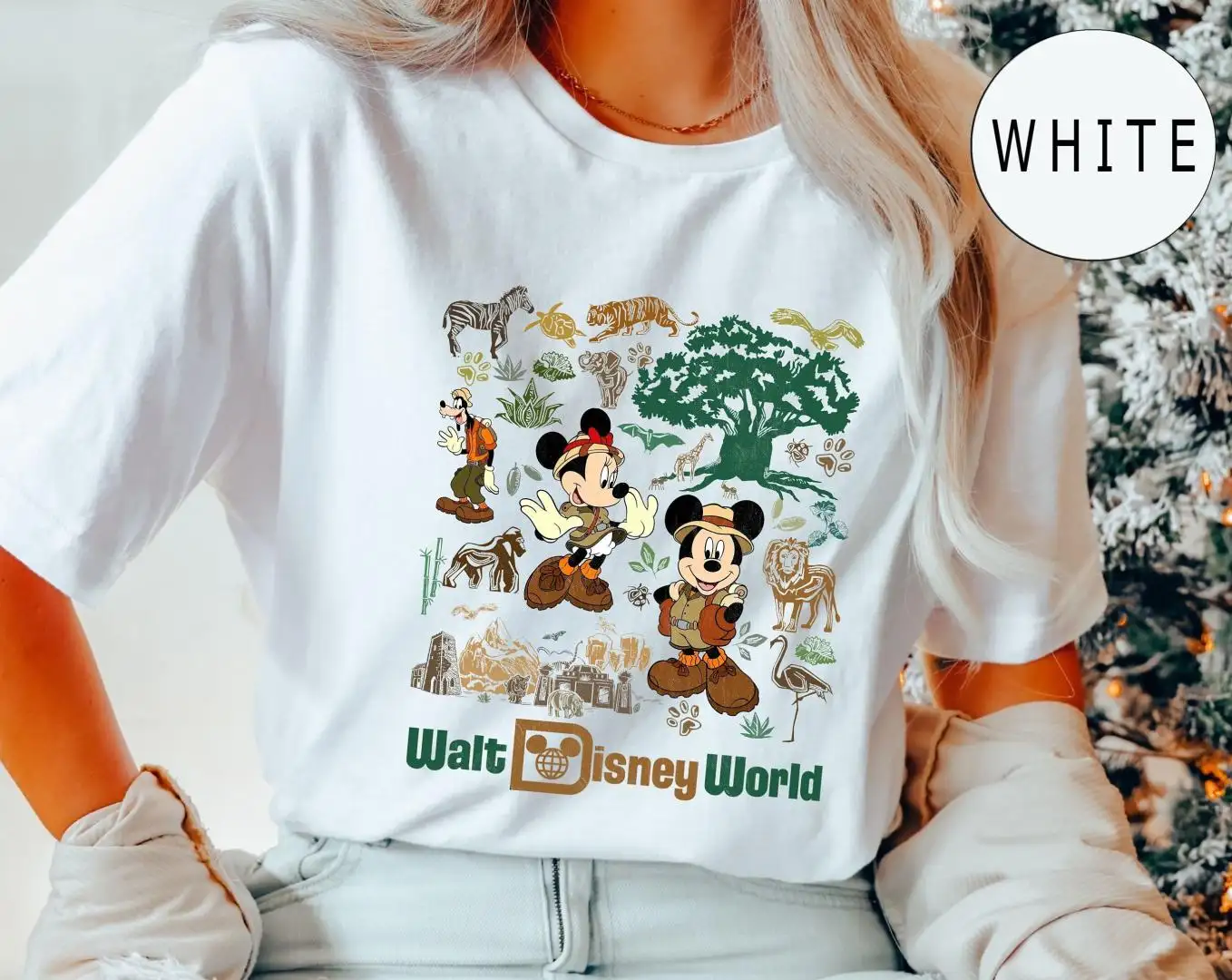 Vintage Disney Animal Kingdom Shirt for Adults