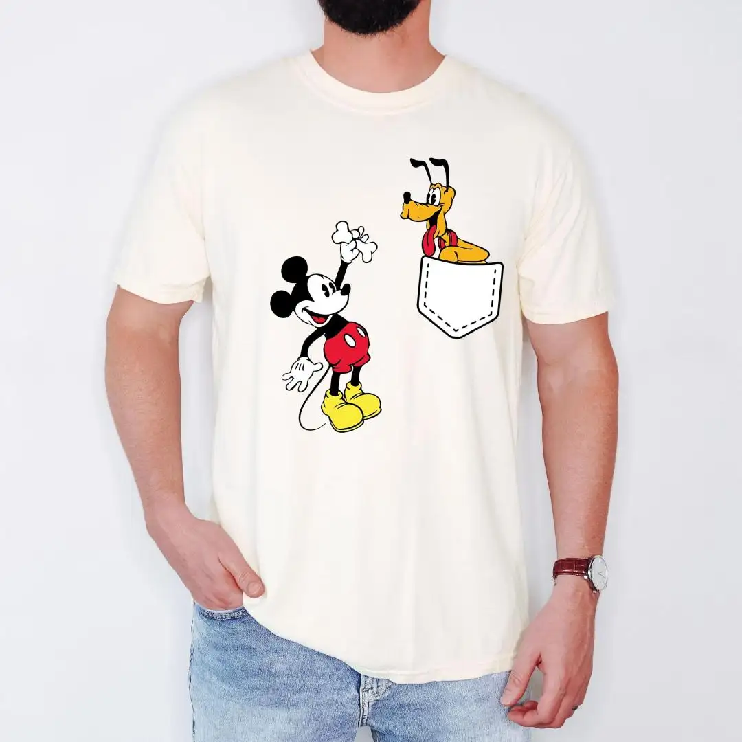 Disney Mickey and Pluto Graphic Shirt