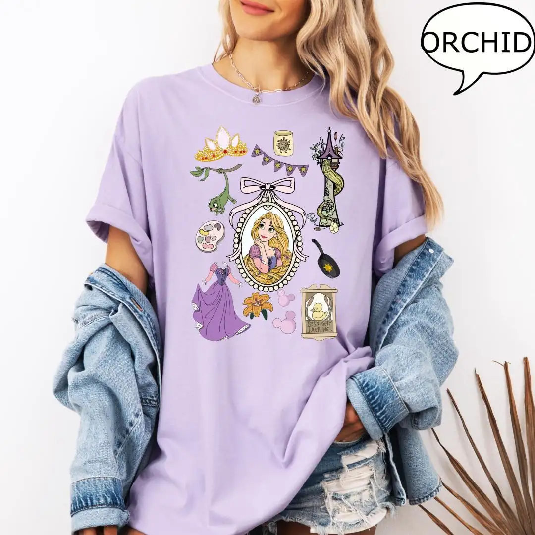 Coquette Disney Rapunzel Shirt for Princess Fans