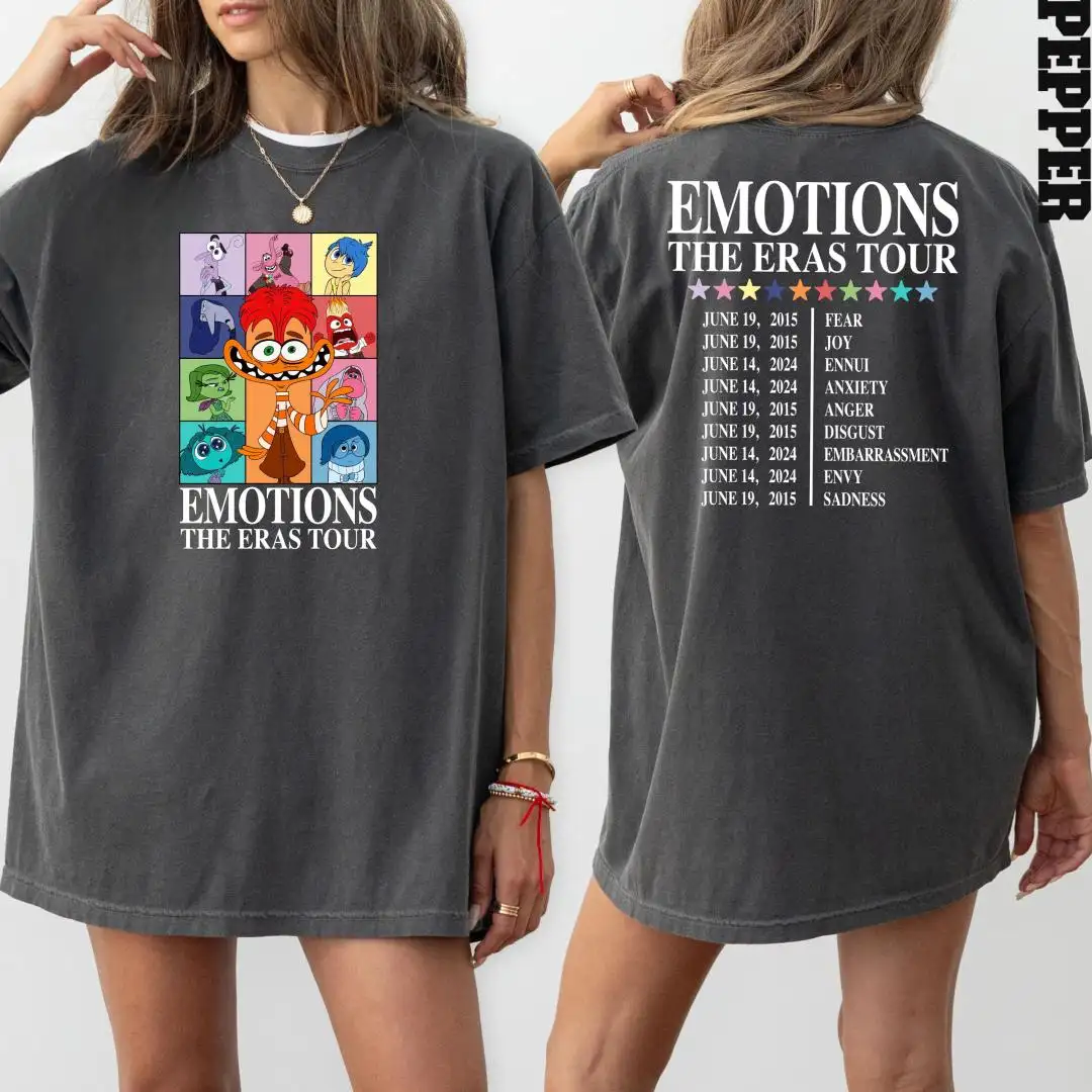 Comfort Colors Emotions Eras Tour Shirt for Teachers
