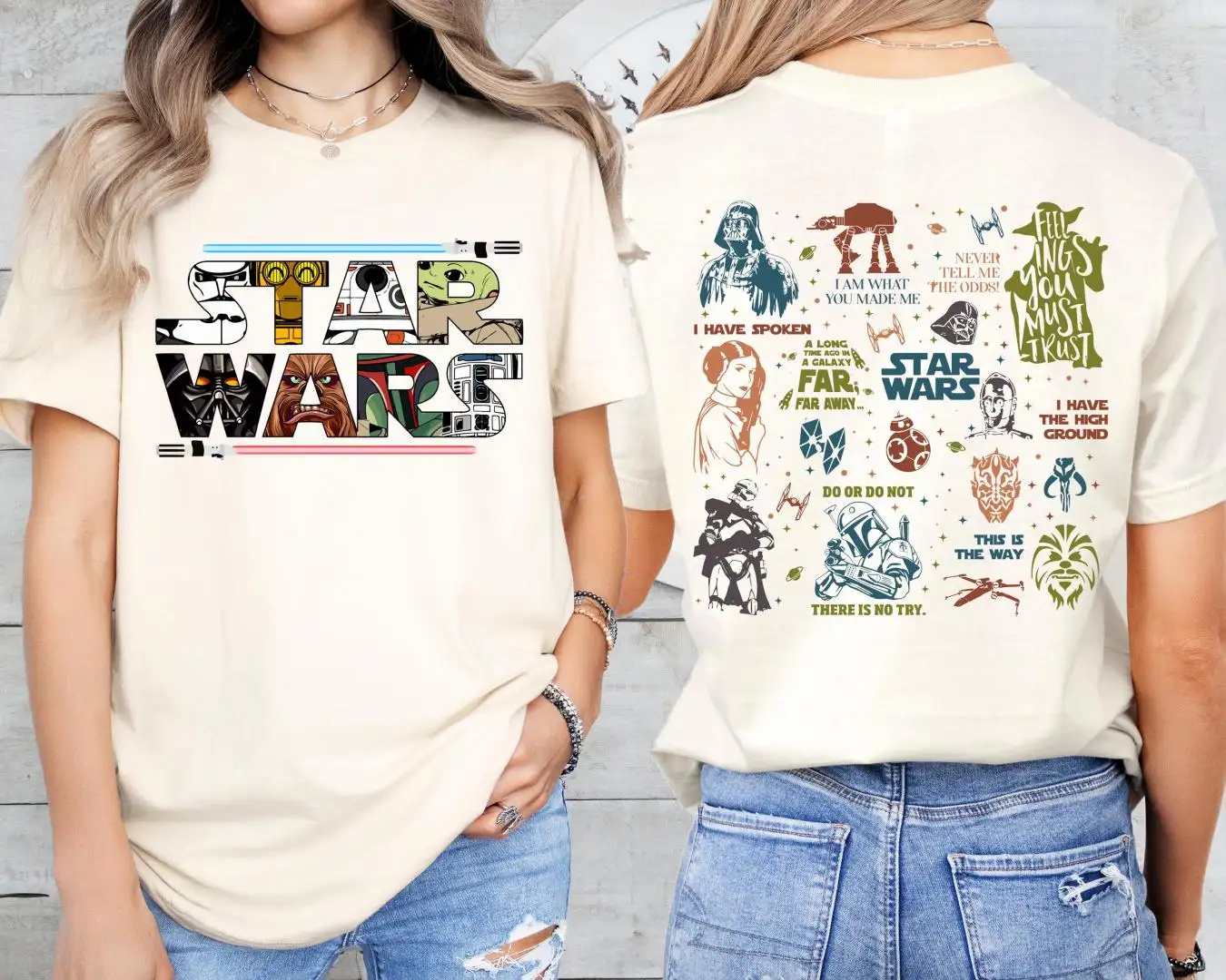 Star Wars Shirt for Fans with Chewbacca