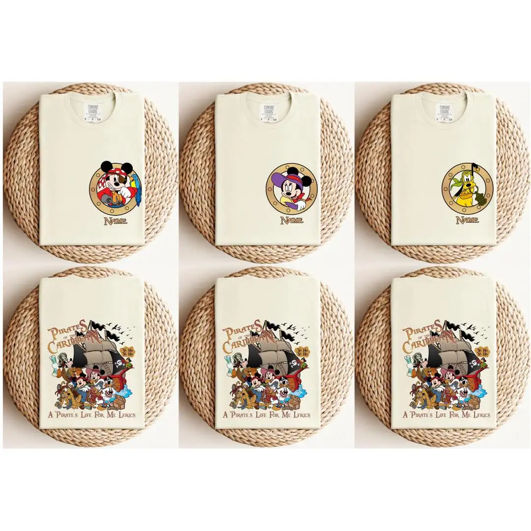Custom Disney Pirates Shirt for Family Matching