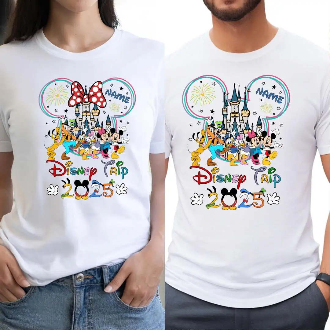 Custom Disney Trip 2025 Shirt for Group Vacation