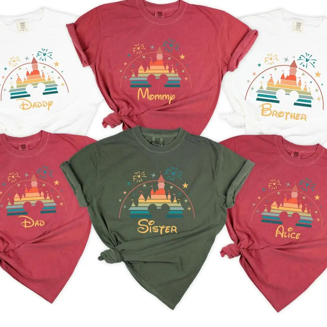 Disney Family Vacation Shirt with Castle