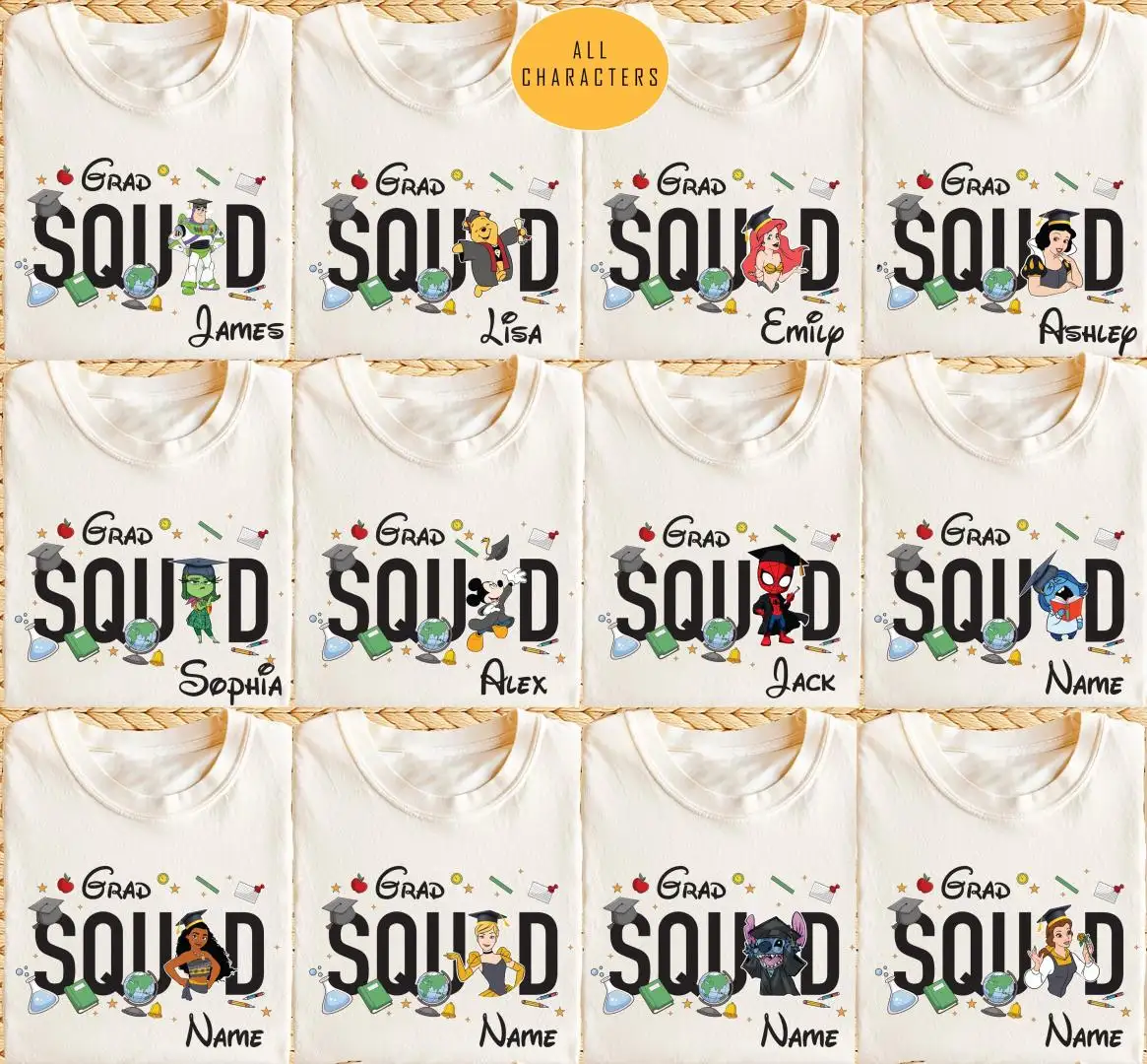 Disney Graduation Shirt for Senior Squad