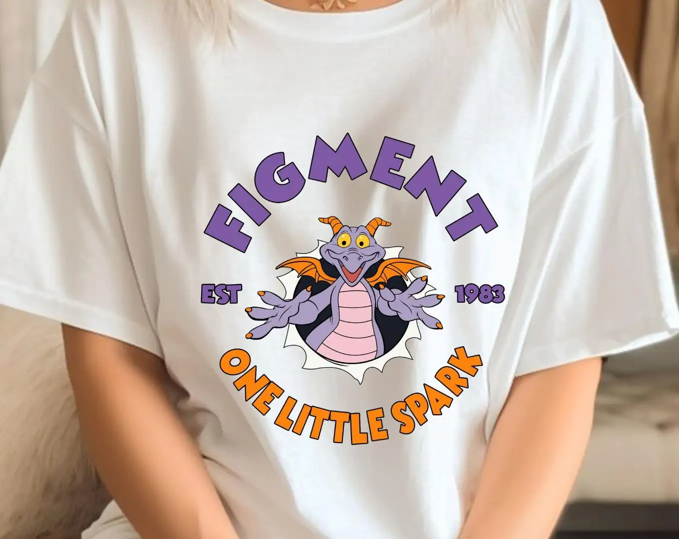 Disney Figment Dragon Shirt for Adults