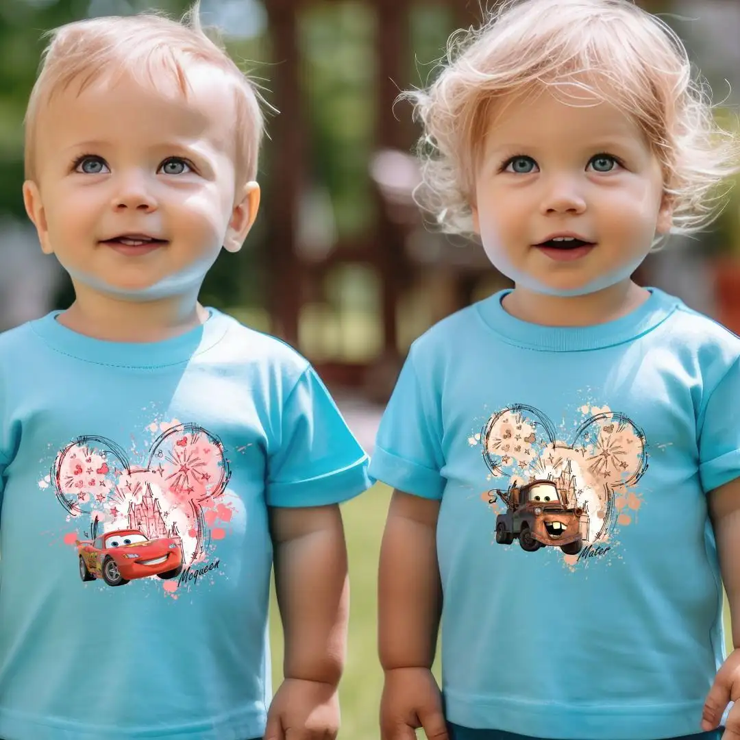 Disney Cars McQueen Shirt for Kids Birthday Gift