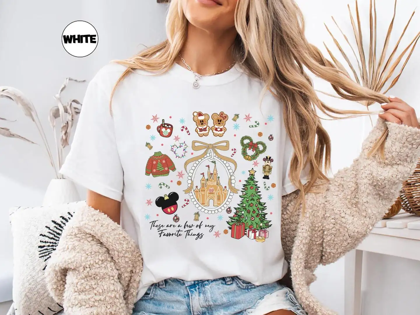 Disney Holiday Trip Shirt with Gingerbread Lights