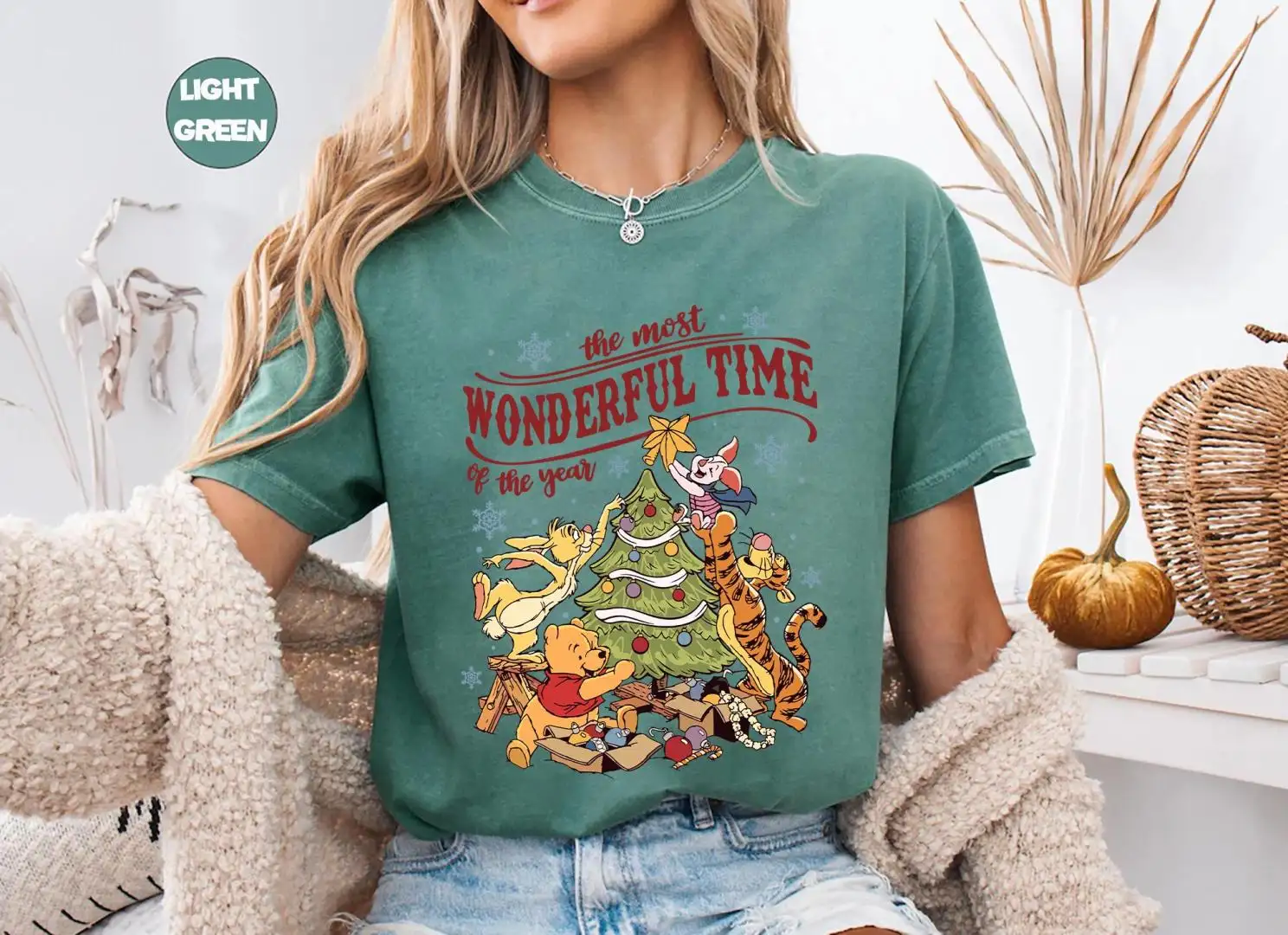 Winnie the Pooh Family Christmas Shirt