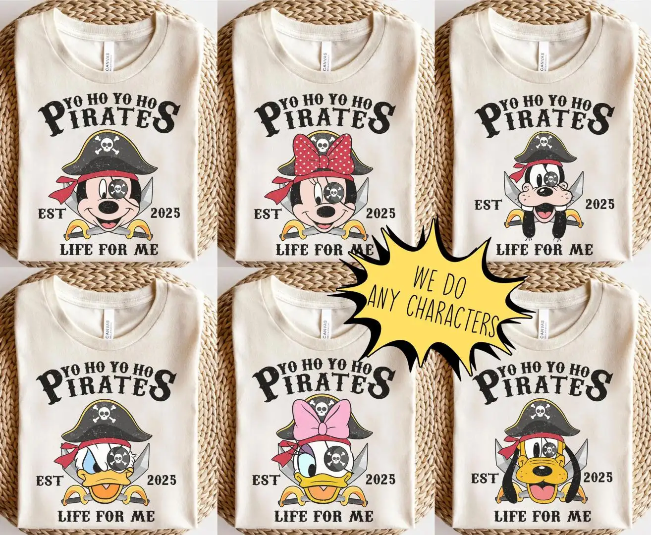 Disney Princess Pirates Shirt for Family Cruise