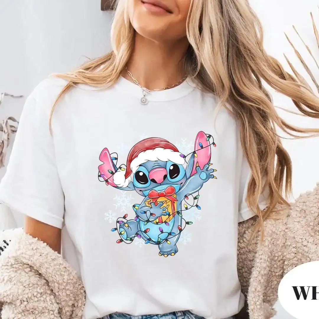 Disney Stitch Christmas Shirt Holiday Gift