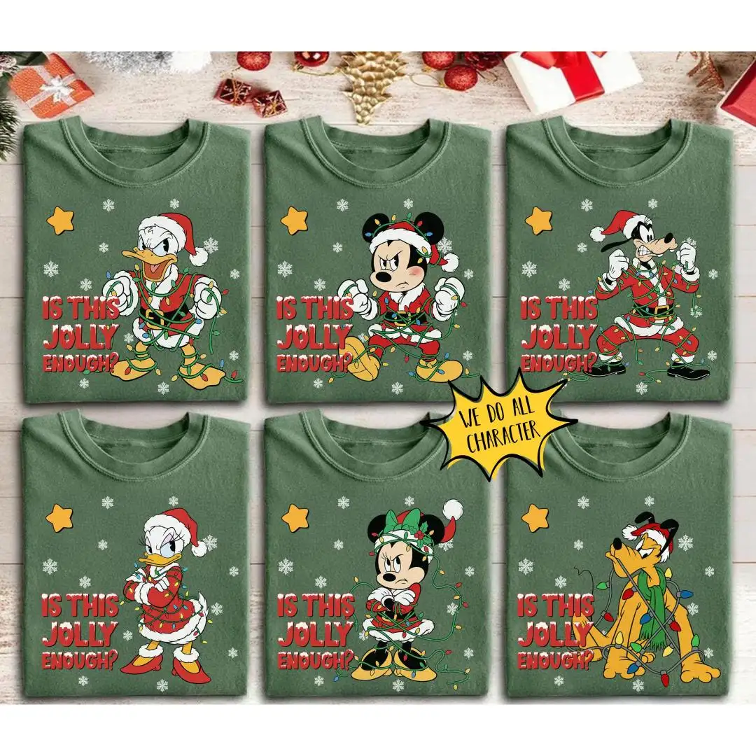 Disney Christmas Lights Shirt for Family Gifts