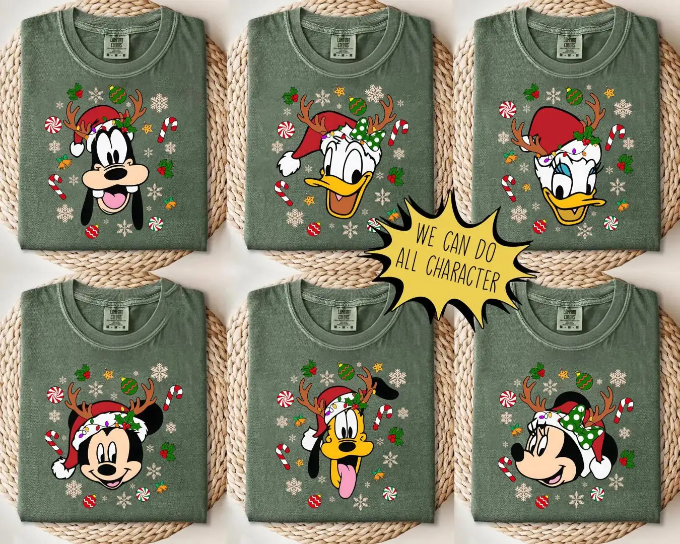Disney Mickey Christmas Family Matching Shirt